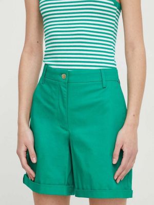 Панталон с висока талия Tommy Hilfiger зелено