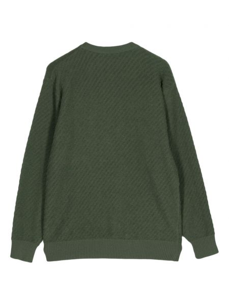 Długi sweter wełniany Saint Laurent Pre-owned zielony