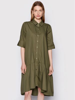 Φόρεμα σε στυλ πουκάμισο Gestuz πράσινο