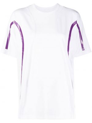 Stripete t-skjorte Adidas By Stella Mccartney hvit