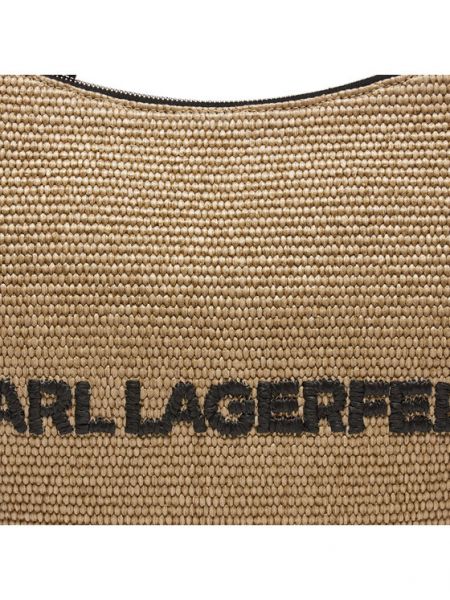 Torba na ramię Karl Lagerfeld beżowa