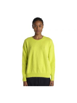 Sweter z okrągłym dekoltem Bellerose żółty