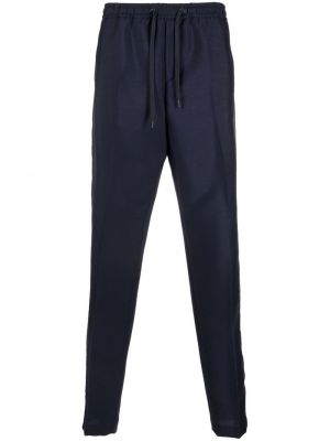 Pantalon de joggings à rayures Versace bleu