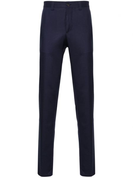Pantalon en laine Corneliani bleu