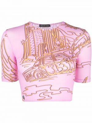 T-shirt Philipp Plein rosa