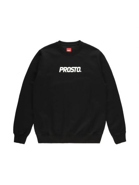 Sweatshirt mit rundhalsausschnitt Prosto. schwarz