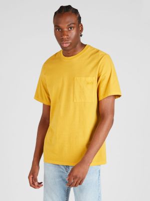 Relaxed тениска с джобове Levi's® жълто