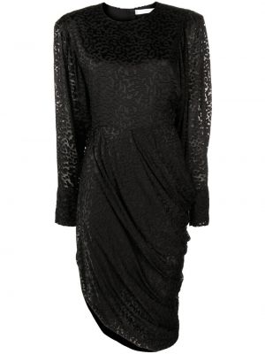 Асиметрична макси рокля Iro черно