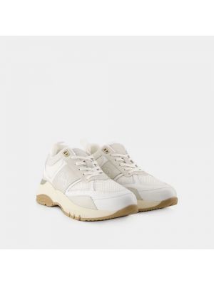 Sneakersy na platformie z siateczką chunky Anine Bing białe