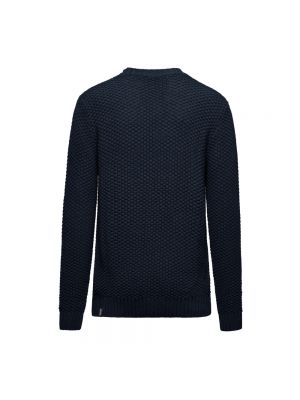 Jersey de lana de algodón de tela jersey Bomboogie azul