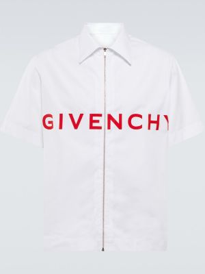 Koszula bawełniana Givenchy, biały