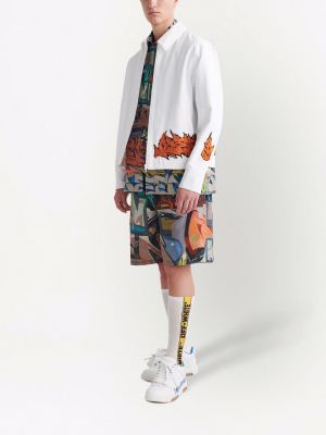 Veste en jean à imprimé Off-white