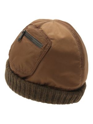 Утепленная шапка Z Zegna коричневая