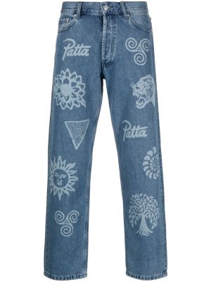 Jeans med passform Patta blå