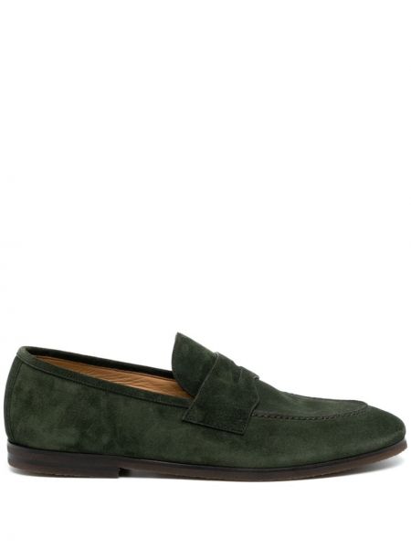 Pantofi loafer din piele de căprioară Barrett verde