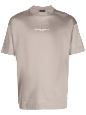 T-shirt Emporio Armani brun