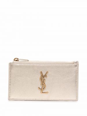 Lommebok Saint Laurent gull