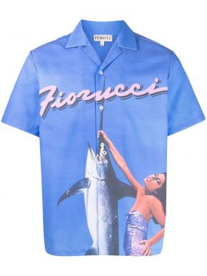 Košile s krátkým rukávem Fiorucci - Modrá