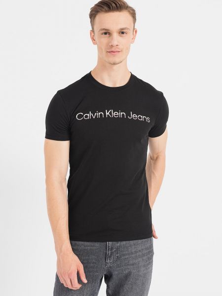 Поло Calvin Klein Jeans черное