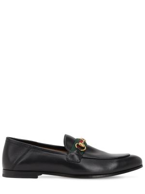 Mocasines de cuero Gucci negro