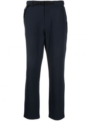 Rovné kalhoty s přezkou Armani Exchange modré