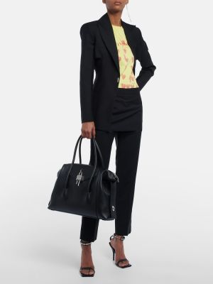 Mustriline puuvillased t-särk Givenchy kollane