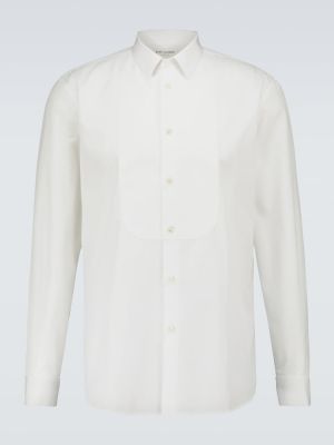 Koszula z długim rękawem Saint Laurent biała