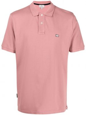 Polo krekls Woolrich rozā
