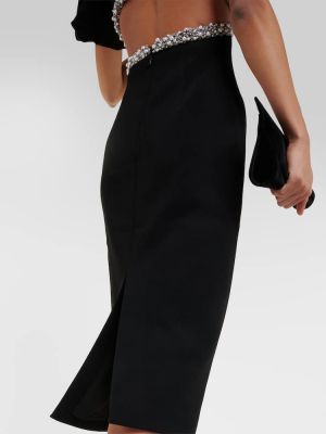 Μίντι φόρεμα Rebecca Vallance μαύρο