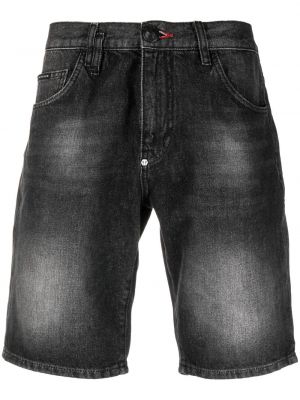 Džínsové šortky Philipp Plein čierna