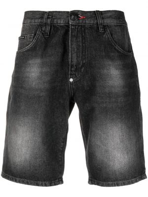 Jeans shorts Philipp Plein schwarz