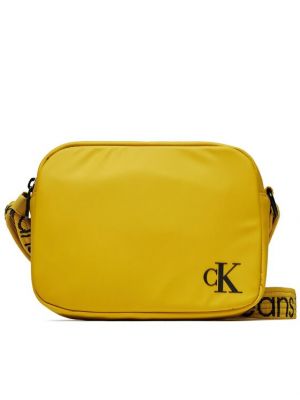 Τσάντα χιαστί Calvin Klein Jeans κίτρινο