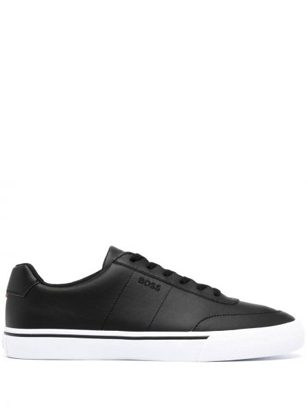 Brodert sneakers Boss svart