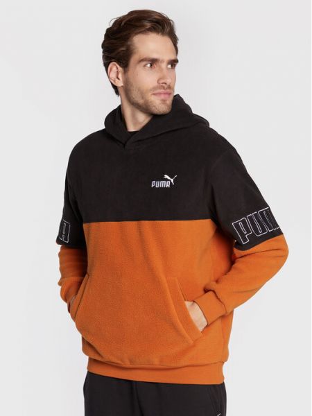 Флисовая куртка Puma оранжевая