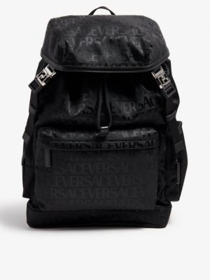 Нейлоновый рюкзак Versace черный
