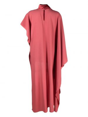 Asymetrické koktejlové šaty Taller Marmo růžové