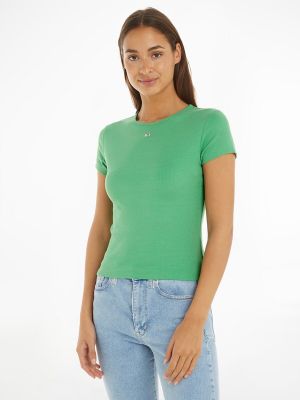 Camiseta manga corta Tommy Jeans verde
