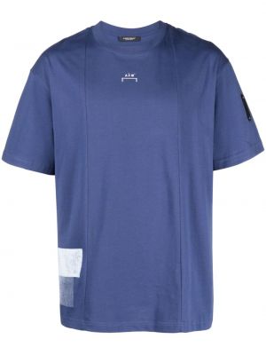 T-shirt mit print A-cold-wall* blau