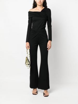 Bluzka asymetryczna Dvf Diane Von Furstenberg czarna
