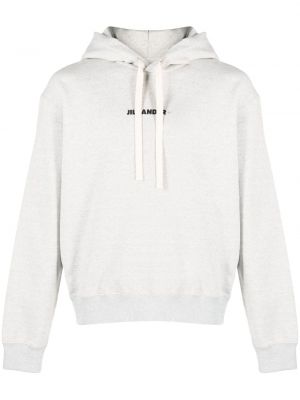 Hoodie Jil Sander grå