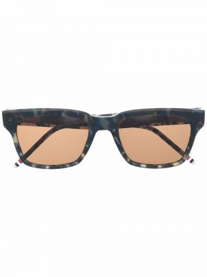 Okulary przeciwsłoneczne w paski Thom Browne Eyewear niebieskie
