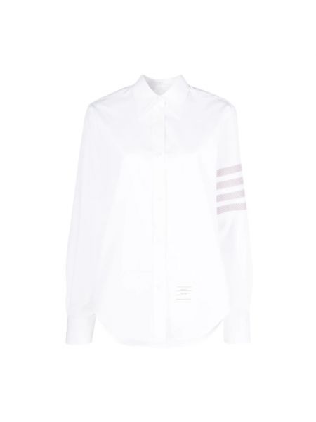Biała koszula bawełniana Thom Browne