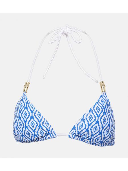 Bikini s printom Heidi Klein plava