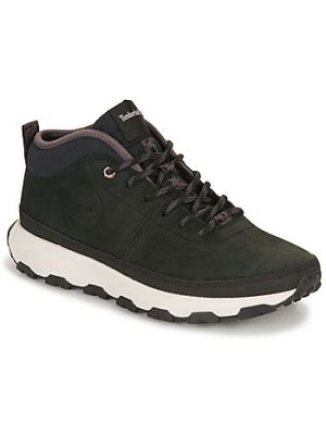 Sneakers di pelle Timberland nero