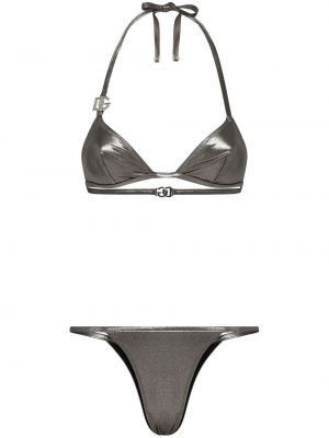 Bikini Dolce & Gabbana srebrna