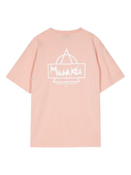 Koszulka bawełniana Mauna Kea różowa