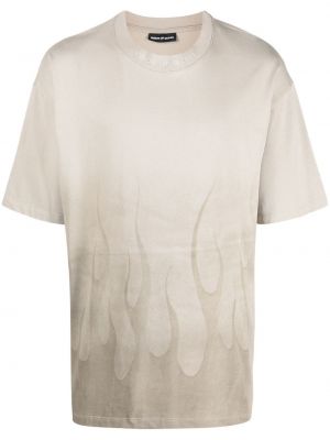 T-shirt aus baumwoll mit print Vision Of Super beige