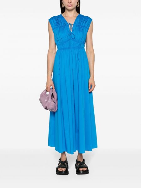 Dlouhé šaty Dvf Diane Von Furstenberg modré