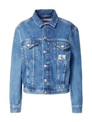 Denim jakna Calvin Klein Jeans modra