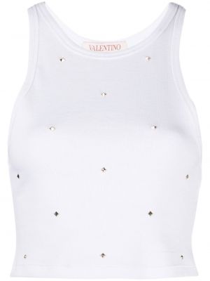 Crop top Valentino hvit